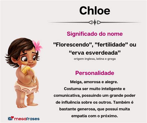 significado do nome chloe|Significado Do Nome Chloe: Descubra .